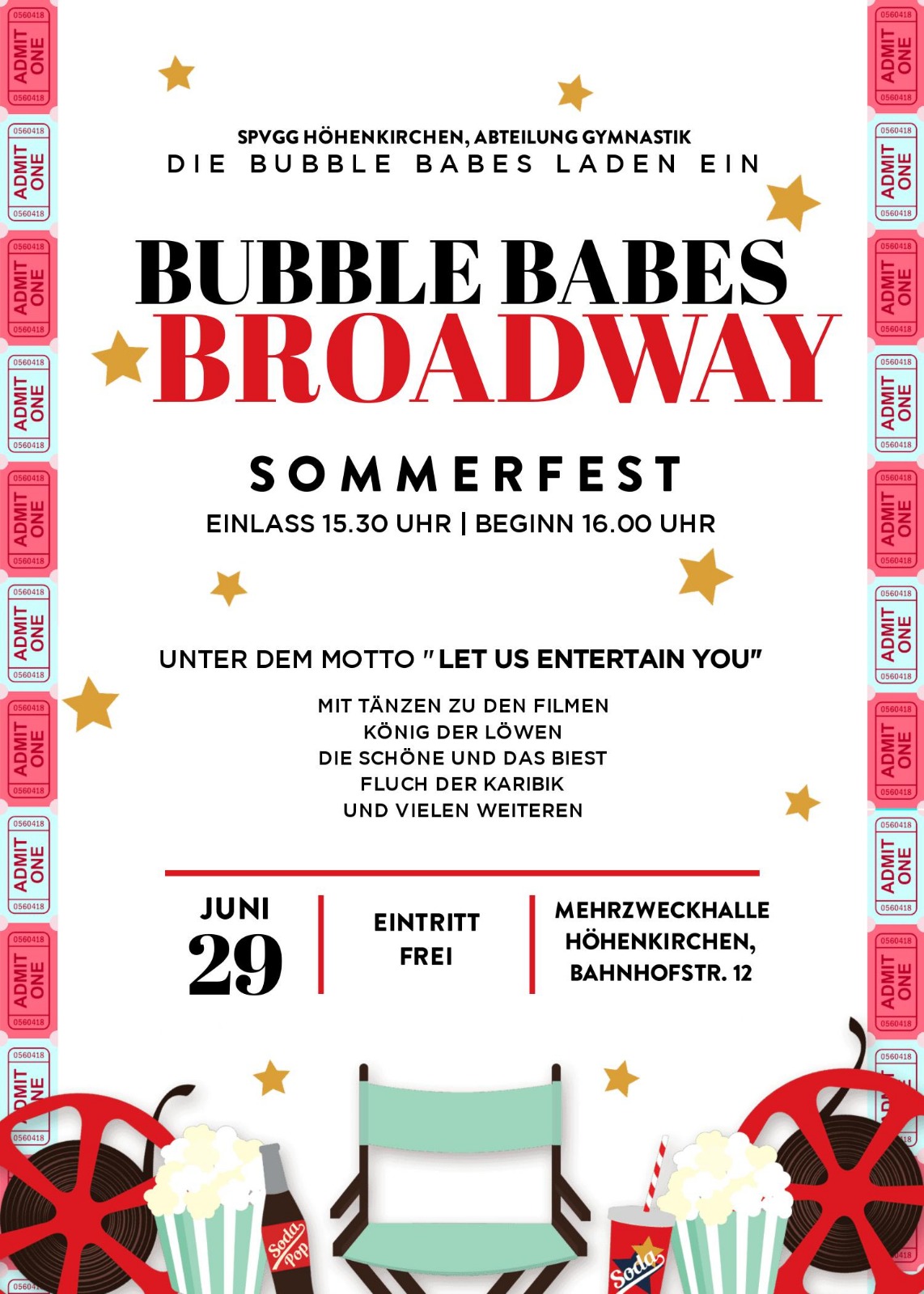 Bubble Babes Broadway Flyer